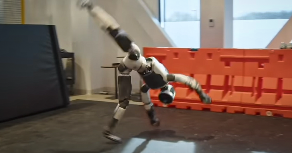 Boston Dynamics' Atlas robot shows off breakdance moves in humanoid mobility