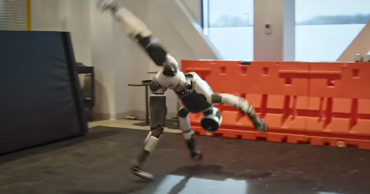 Boston Dynamics' Atlas robot shows off breakdance moves in humanoid mobility