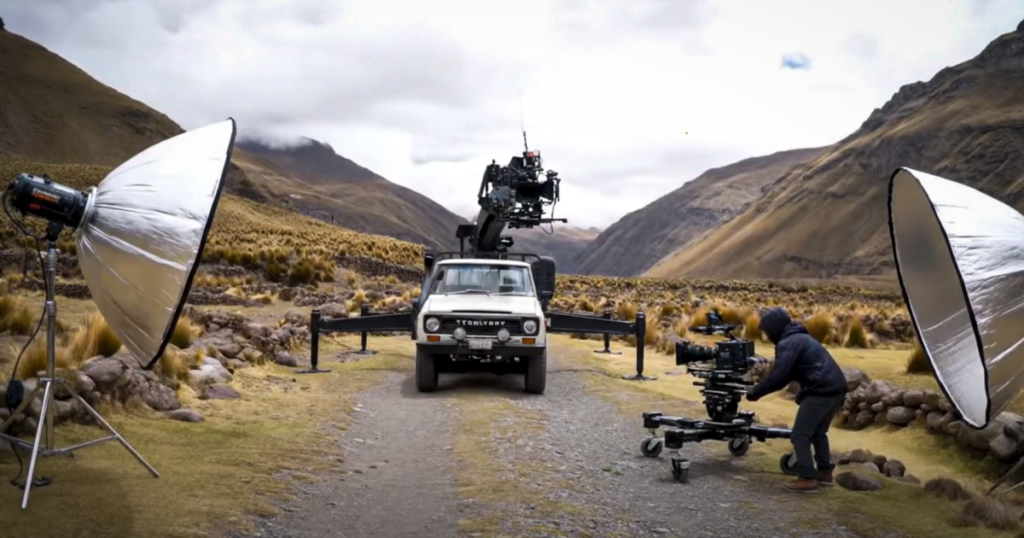 Film sets of the near future: Just as fake as the 'film' itself