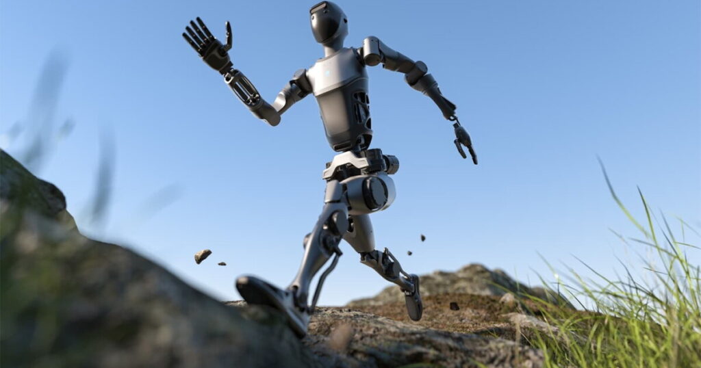 Pudu unveils a life-size walking humanoid robot for warehouse tasks