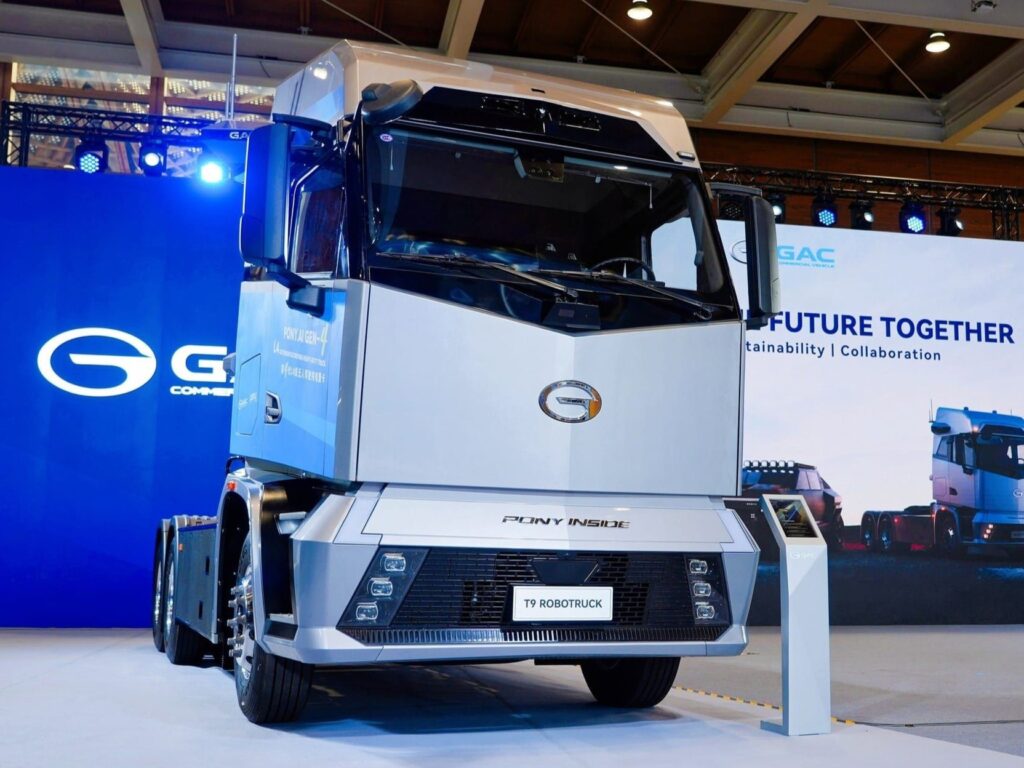 Pony.ai unveils autonomous electric truck for logistics fleets