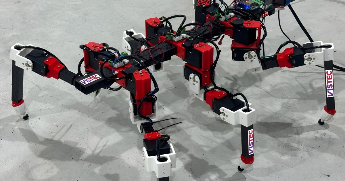 Robot learns to walk like a stick insect using AI